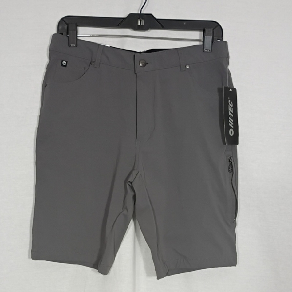 NWT Hi-Tec Mens Performance Hiking Shorts Magnet Grey Size 32 Summer Outdoor